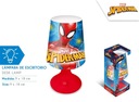 Stolná lampa Spider-Man, LED nočný spiderman červený