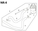 BOMBARDIER DS 250 OEM VENTIL SPODNÉ POTRUBIE