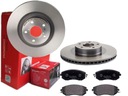 BREMBO PREDNÉ DISKY, DESTIČKY, TOYOTA GT86 293MM