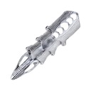 PUNKOVÝ PRSTEN DRAGON CLAW SPIKE SILVER PUNK