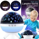 LED NOČNÁ LAMPA 7 FAREB STAR PROJEKTOR