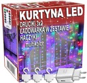 Svetelná závesná girlanda 200 LED drôtov 3x2 USB