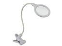 Stolná LED lampa s klipom a lupou - 5 dpt - 6 W - 30 LED