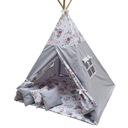 EDISA - TIPI stan pre deti vigvam + 3 vankúše + podložka 120X120 CE