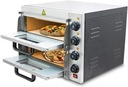 RÚRA NA PIZZU 3000W 2 KOMOROVÁ 2x39CM GASTRONOM