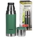 TURISTICKÁ TERMOKA NA KÁVU A ČAJ, NEREZ, 0,75L, OCEL 750ML + hrnček