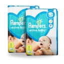 PAMPERS 1 AKTÍVNE DETSKÉ PLIENKY 86 KS