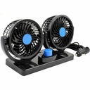 VENTILÁTOR AUTO VENTILÁTOR DVOJITÝ 12V VÝKONNÝ