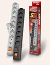 Prepäťová ochrana Power Strip 8gn Off 3m