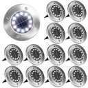 12x SOLÁRNE ZÁHRADNÉ LAMPY, LED LAMPY