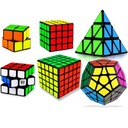 6v1 SET KOCKA 2x2 3x3 4x4 5x5 MEGAMINX PYRAMINX PYRAMIDA + STOJAN