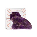 CRYSTALLOVE Amethyst gua sha masážna doska na tvár