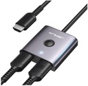 Obojsmerný rozbočovač JSAUX 2x HDMI 4K 60Hz Plug and Play