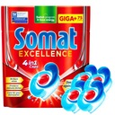 SOMAT EXCELLENCE 4V1 TABLETY UMÝVAČKY RIADU 75 KAPSULÍ PERFEKTNÁ ČISTOTA