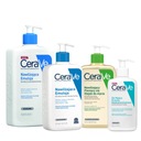 CeraVe LIMITED SET Emulzia 473ml, Olej 473ml,Gél + GÉL ZDARMA 1L