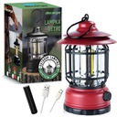 TURISTICKÁ LAMPA NABÍJAČNÁ LED COB CAMPING