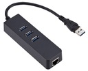 ADAPTÉR USB 3.0 LAN RJ45 HUB + 3x USB GIGABIT