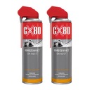 2x CX80 ON HRDZ 500ml - ODSTRAŇOVANIE HRDZY ODSTRAŇUJE HRDZU