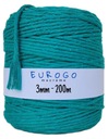 MACRAME Struna točená bavlna Emerald ECO priadza 200m 3mm