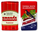 Yerba Mate Pajarito 1 kg + Amanda Elaborada 1 kg