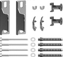 KERMI Sada vešiakov na doskové radiátory, vzdialenosť od steny: 30 mm