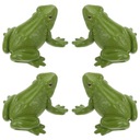 Modely zvierat Toys Cake Frog Toppers 4 ks