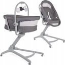 Chicco Baby Hug 4v1 Air Bouncer Kreslo Postieľka Dark Grey