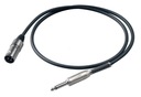 PROEL BULK220LU1 MIKROFÓNOVÝ KÁBEL 1m JACK/XLR MALE