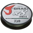 Daiwa J-Braid X8 0,20mm/150m - Zelená