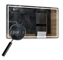 LED zrkadlo 80x70cm - Atlanta LED Touch Watch