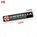 K 1 x logo Resident Evil Umbrella Corporation vlastné