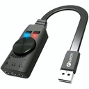 Zvuková hudobná karta USB adaptér 3x Jack Combo