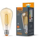 LED žiarovka E27 ST64 6W 44W Filament Stmievateľná