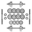 Činky v kufri 2 x 7,5 KG CHROME HMS STC15