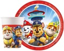 NARODENINOVÁ SÚPRAVA hrnčeky TANIERE PAW PATROL Tlapková PATROL NARODENINY 16 ks