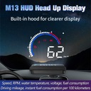 HUD Head-Up displej do auta OBD2+GPS EUOBD