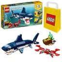 SADA LEGO CREATOR 31088 SEA CREATURES 3V1 + DARČEKOVÁ TAŠKA