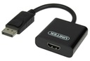 Unitek DisplayPort adaptér 0,1m HDMI zásuvka, čierna