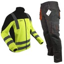 BEZPEČNOSTNÉ PRACOVNÉ NOHAVICE + POLAR HIVIS 3XL 60