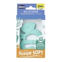 Chicco Soft silikónové hryzátko Lizard 2m+ Boy