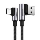 Uzelený kábel USB-A USB-C, QC 3.0, kábel 2m 3A