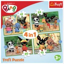 BING PUZZLE 4V1 BING'S HAPPY DAY BUNNY CLEJI