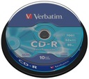 CD-R 700MB rýchlosť 52x torta 10 ks