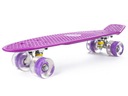 SKATEBOARD RYBÁRSKE KOLESÁ OSVETĽOVACIE KOLESÁ LED RGB FARBY RYBÁRKA PRE DETI