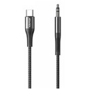 Káblový adaptér AWEI CL-116T USB-C/Jack 3.5 čierny