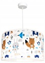 ZÁVESNÁ LAMPA LUSTER TIIETO LAMPY TEDDY BLUE 1 LED