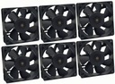 6x VENTILÁTOR RÝPADLA 120mm 6000RPM BTC ETH