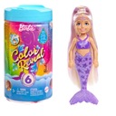 BARBIE CHELSEA COLOR REVEAL MERMAID DOLL PREKVAPENIE MENÍ FARBU