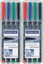 Staedtler M fóliové perá Durable 4 ks CD popisovače x2