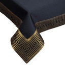 Obrus ​​odolný voči škvrnám RODOS LUX 200x140 čierno-zlatý